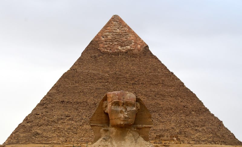 Pyramids of Giza in Egypt